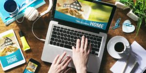 Real estate website mock up